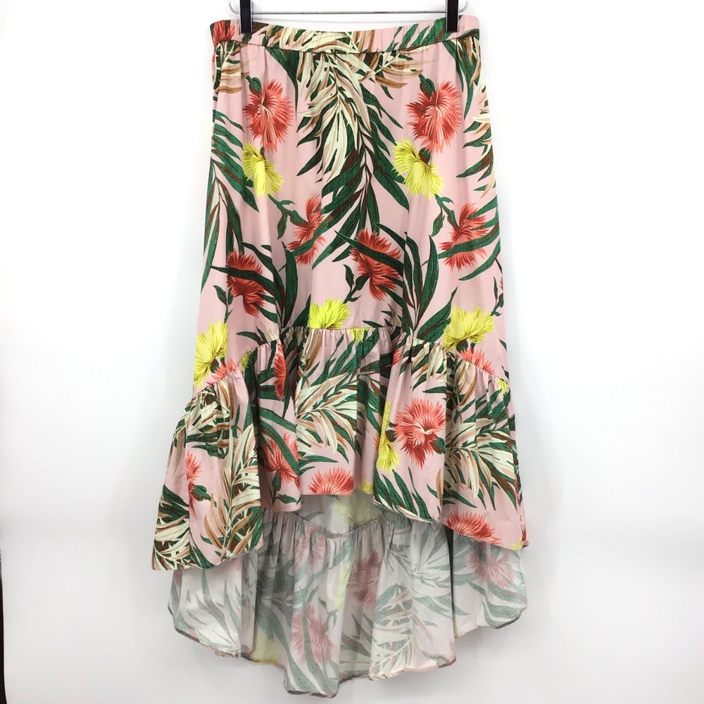 ASOS High Low Floral Skirt